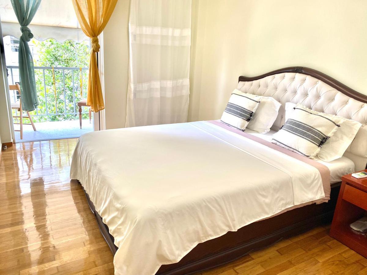 Quiet Near Subway And Acropolis 2 Bedrooms Apt Athena Bagian luar foto